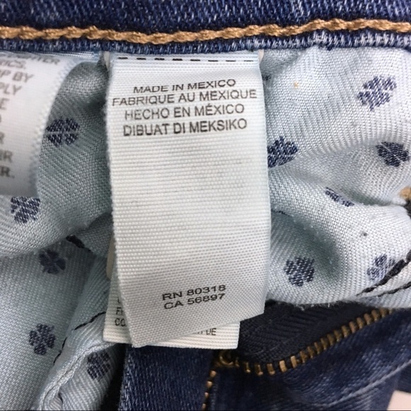 LUCKY BRAND Jeans Bridgette Skinny Ankle Candiani Denim Fabric Milan Size 2 / 26 - Picture 10 of 13